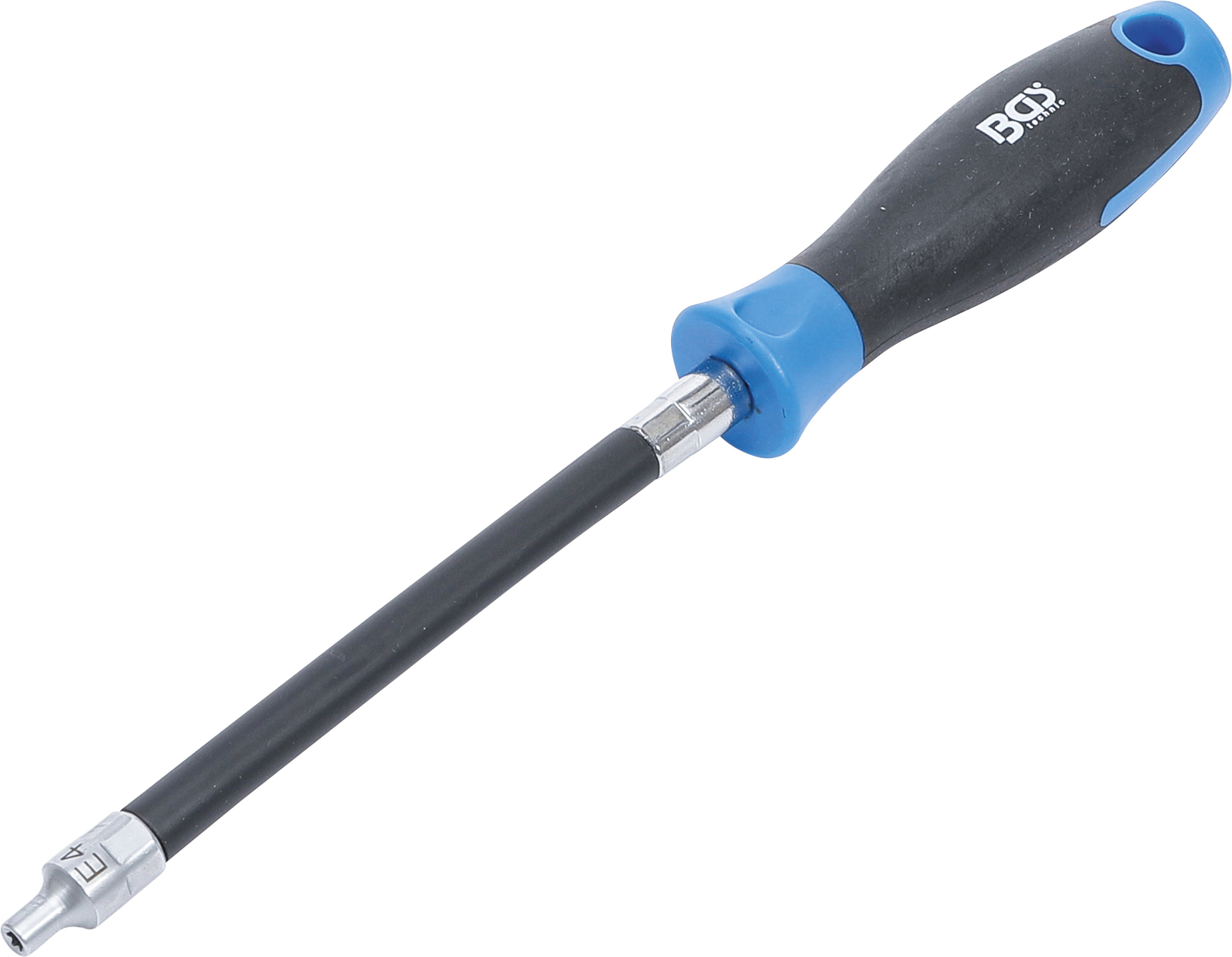 Flexibler Schraubendreher mit Rundgriff | E-Profil E4 | Klingenlänge 150 mm