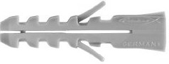 Fischer Spreizdübel S - alle Größen & Mengen (S 4mm, S 5mm, S 6mm, S 8mm, S 10mm, S 12mm) - (2-fach-Spreizung Nylon Dübel) S 8 x 40mm 50
