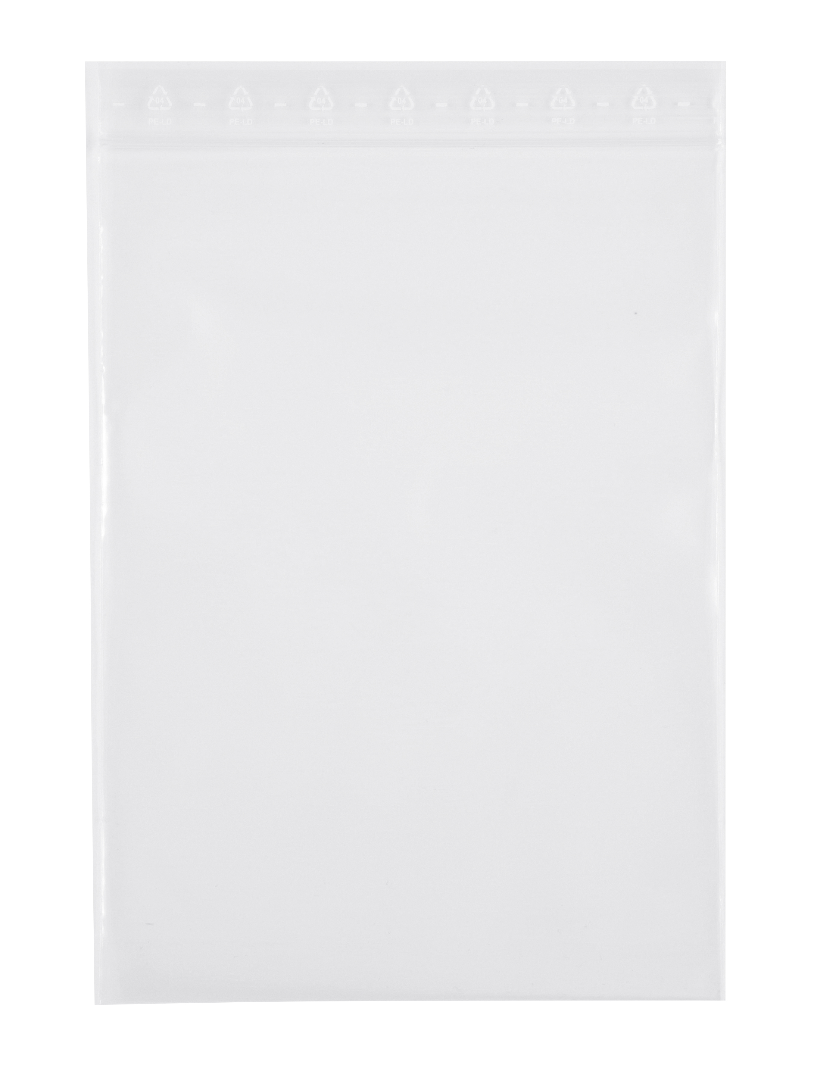 LDPE-Druckverschlussbeutel 90 µ 250 x 350 mm 500 Stück