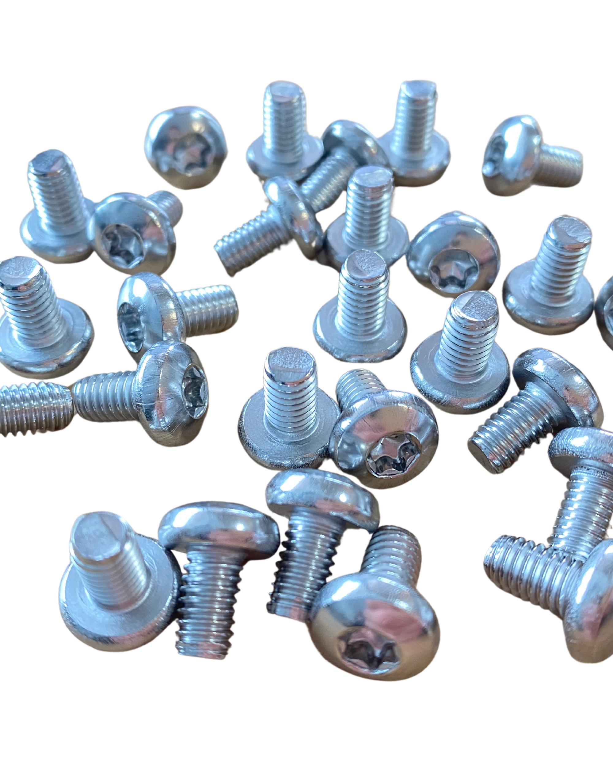 Linsenkopfschrauben M2 - M8 DIN 7985 (Vollgewinde, Innensechsrund, Torx, ISO 14583 A2 V2A rostfreier Edelstahl M2,5 x 8 1000 Stück