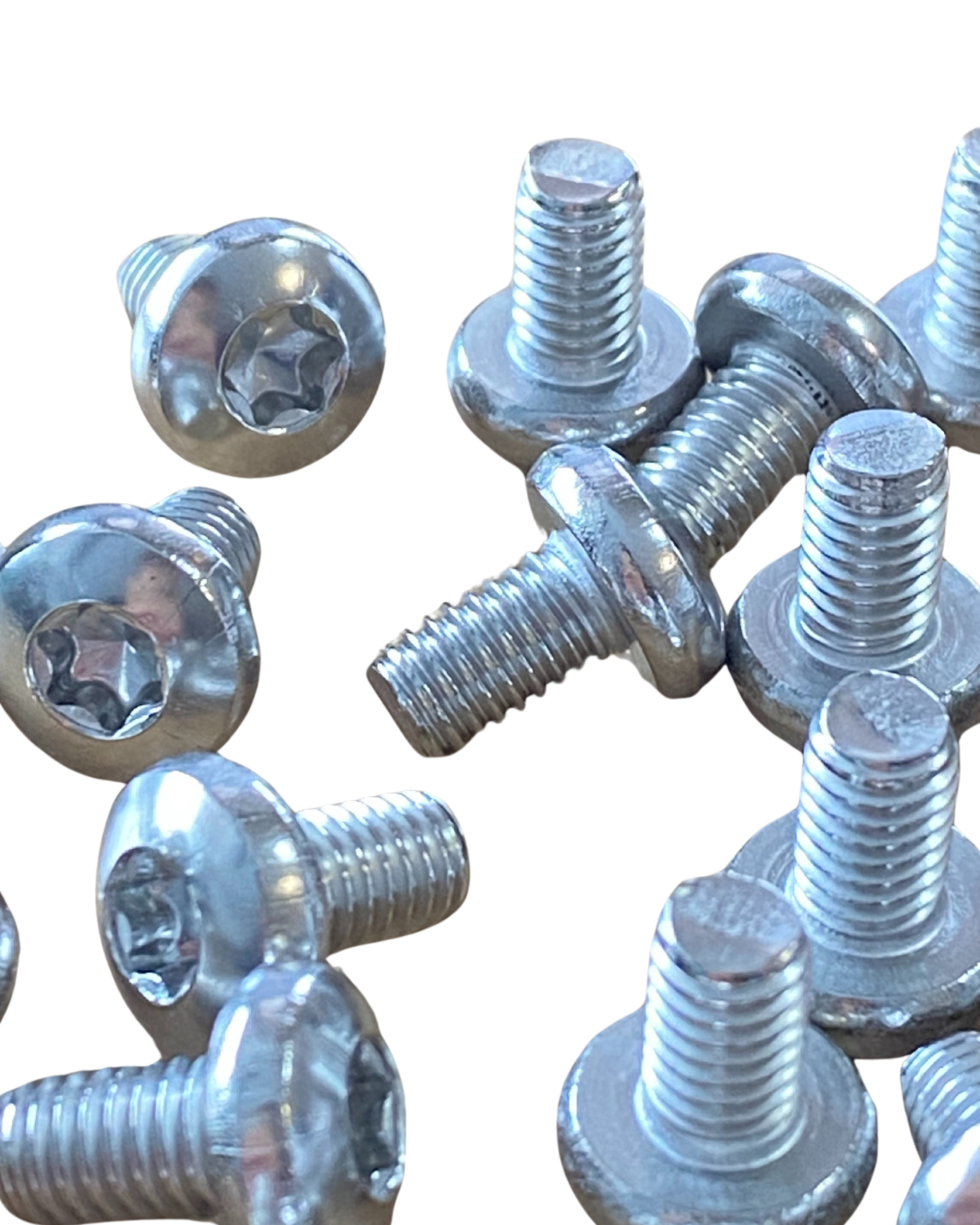 Linsenkopfschrauben M2 - M8 DIN 7985 (Vollgewinde, Innensechsrund, Torx, ISO 14583 A2 V2A rostfreier Edelstahl M3 x 18 25 Stück