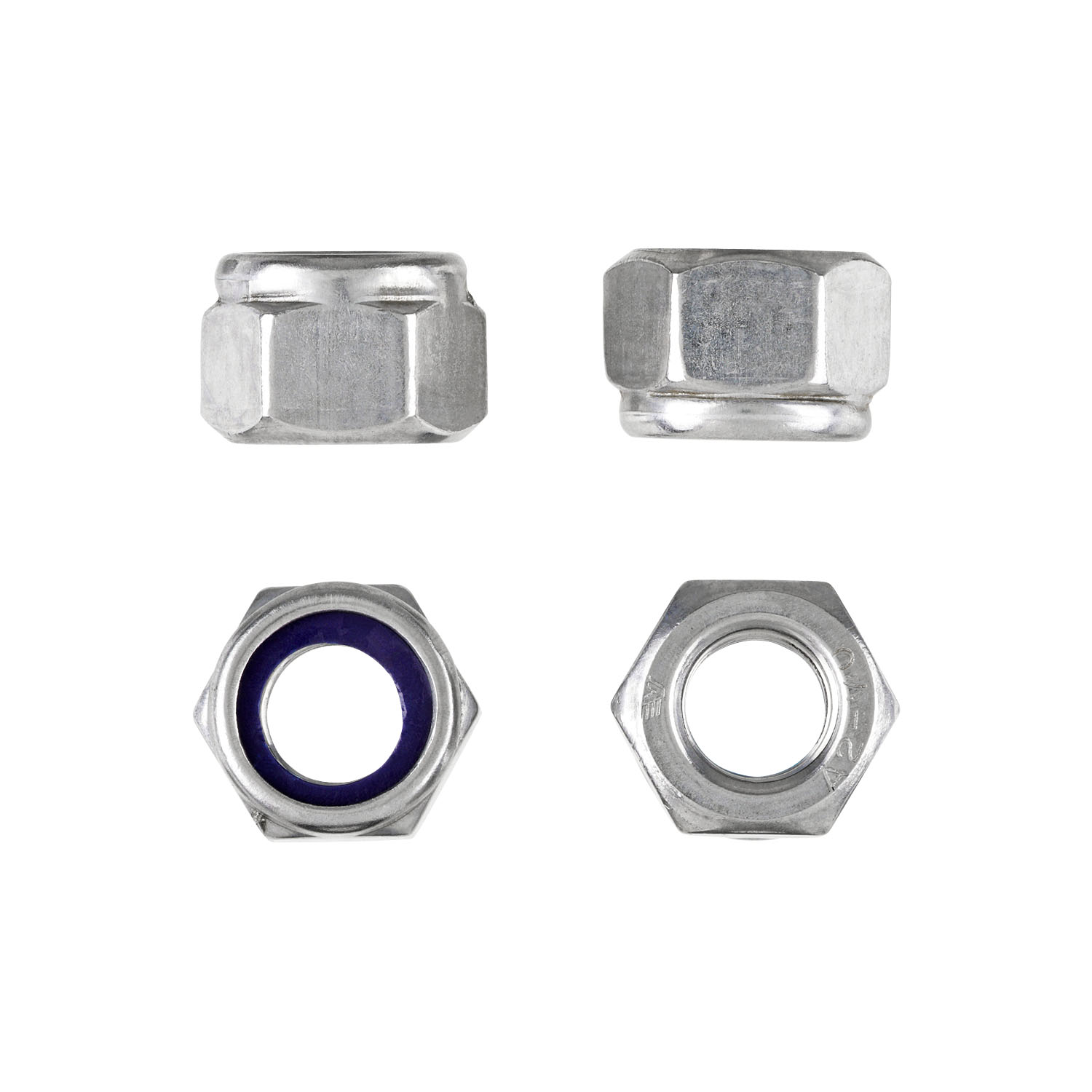 Sicherungsmuttern M5 25 Stück DIN 982 (selbstsichernd, hohe Form) M4 - M16 - Stopmuttern - Kappenmuttern - Sechskantmuttern A2 V2A rostfreier Edelstahl