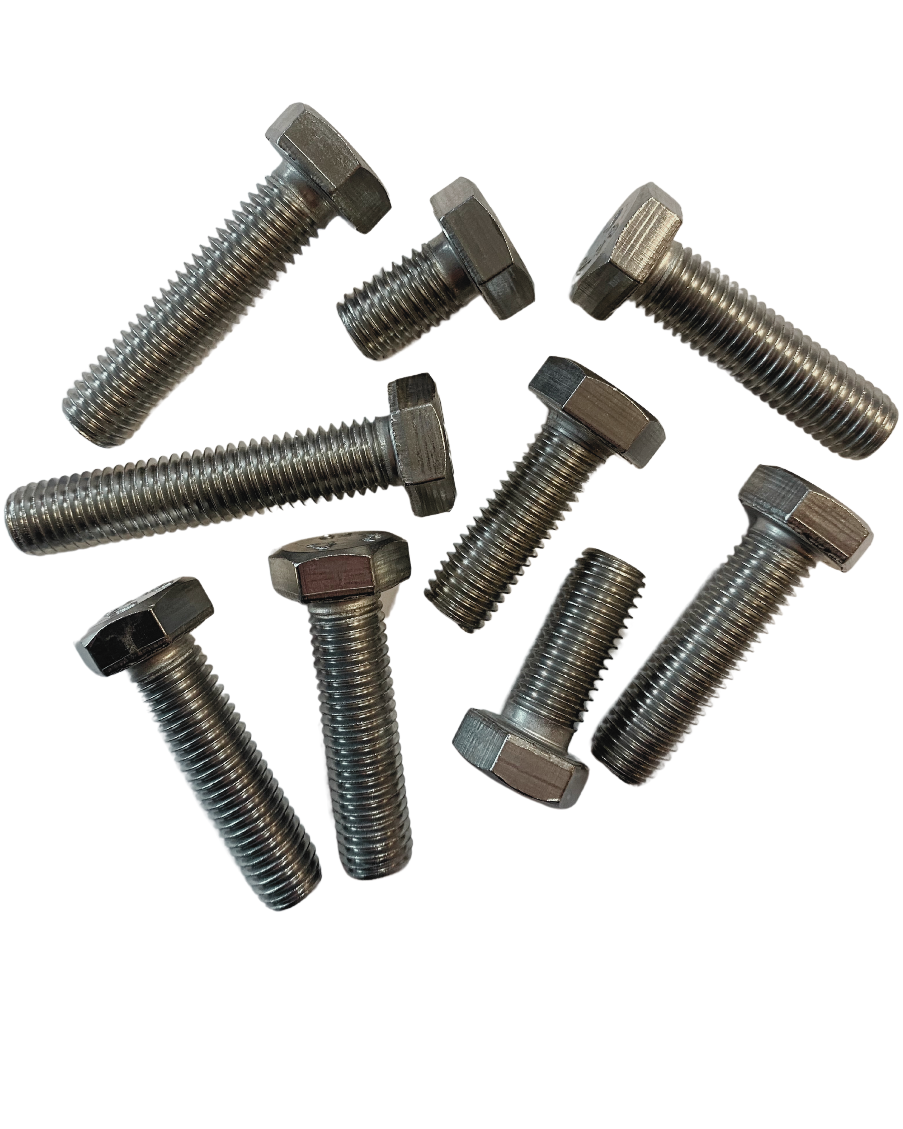 Sechskantschrauben M5x30 100 Stück DIN 933 (Vollgewinde, Gewindeschrauben, Maschinenschrauben, Außensechskant, ISO 4017) A2 V2A rostfreier Edelstahl M5 x 30