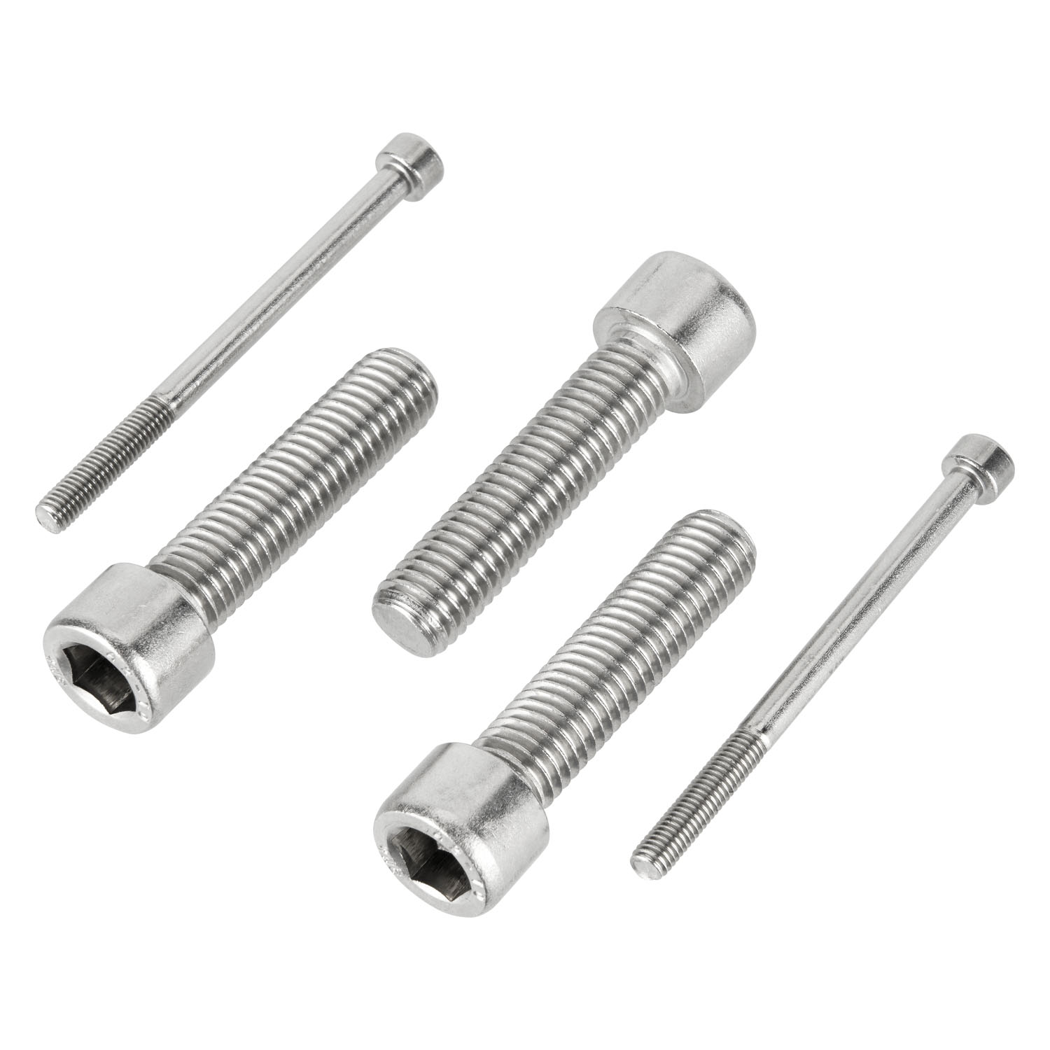 meinschraubenversand.de - Zylinderschrauben M6x14 50 Stück DIN 912 (Teilgewinde, Zylinderkopfschrauben, Innensechskant, ISO 4762) A2 V2A rostfreier Edelstahl - M6 x 14