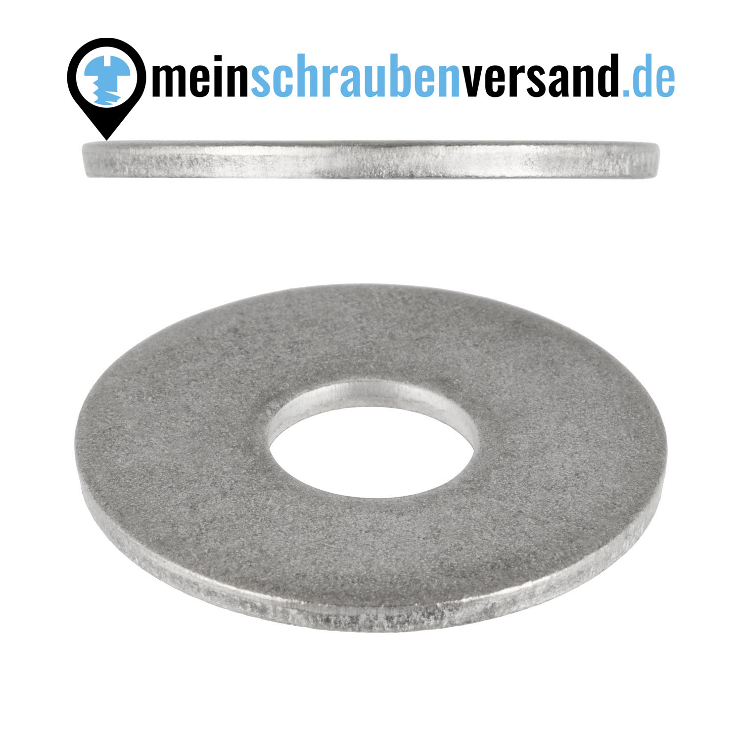 Unterlegscheiben DIN 9021 (großer Außendurchmesser) M3 - M24 - ISO 7093 Beilagscheiben Karosseriescheiben A2 V2A Edelstahlscheiben M4 1000