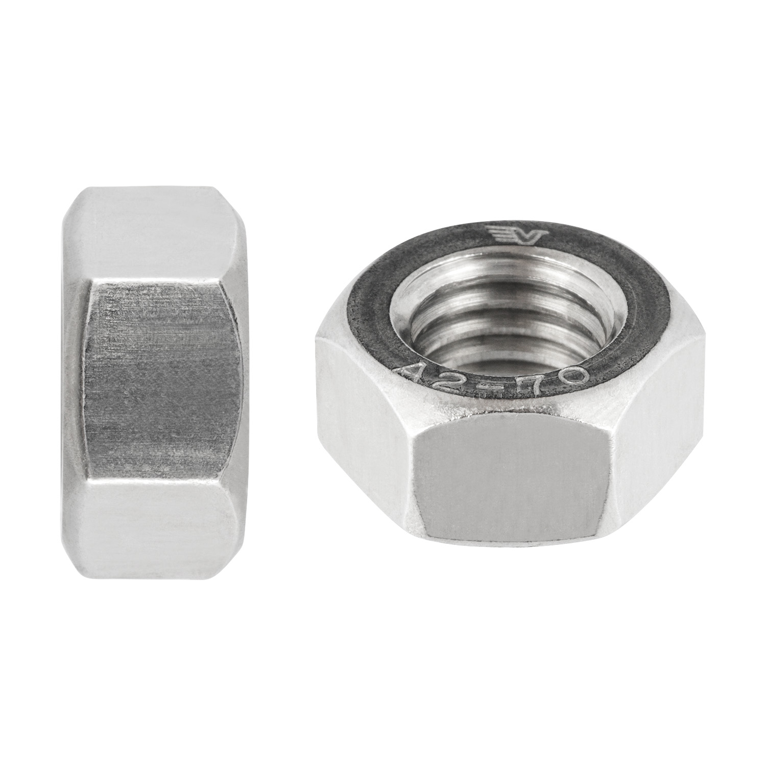 Sechskantmuttern M3 20 Stück DIN 934 (standrad Ausführung) M3 - M12 - ISO 4032 - Edelstahlmuttern - Schraubenmuttern - A2 V2A rostfreier Edelstahl