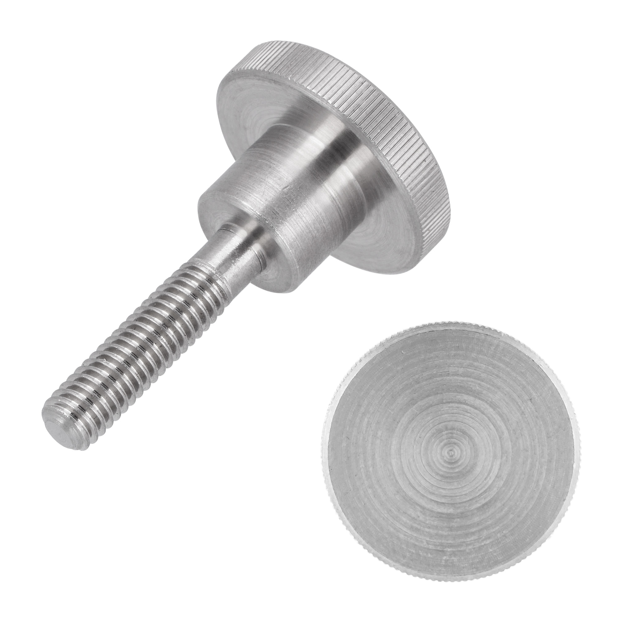 Rändelschrauben hohe Bauform M6x30 DIN 464 rostfreier Edelstahl A1 Daumenschrauben Stellschrauben M6 x 30 mm 10 Stück