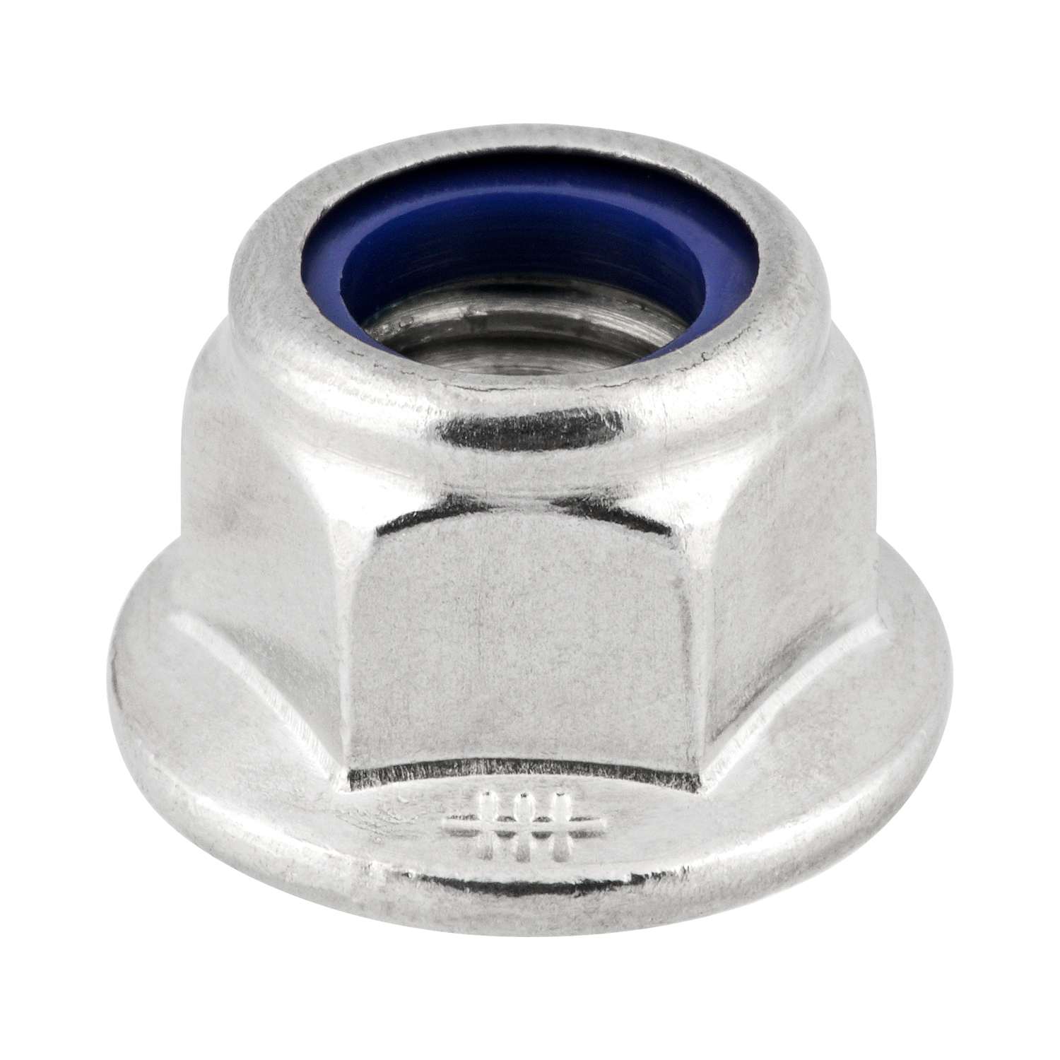 Flanschmuttern M3 100 Stück DIN 6926 (selbstsichernd) M3 - M12 - Edelstahlmuttern - Stoppmuttern - Klemmmuttern - Sechskantmuttern - Flansch - A2 V2A rostfreier Edelstahl