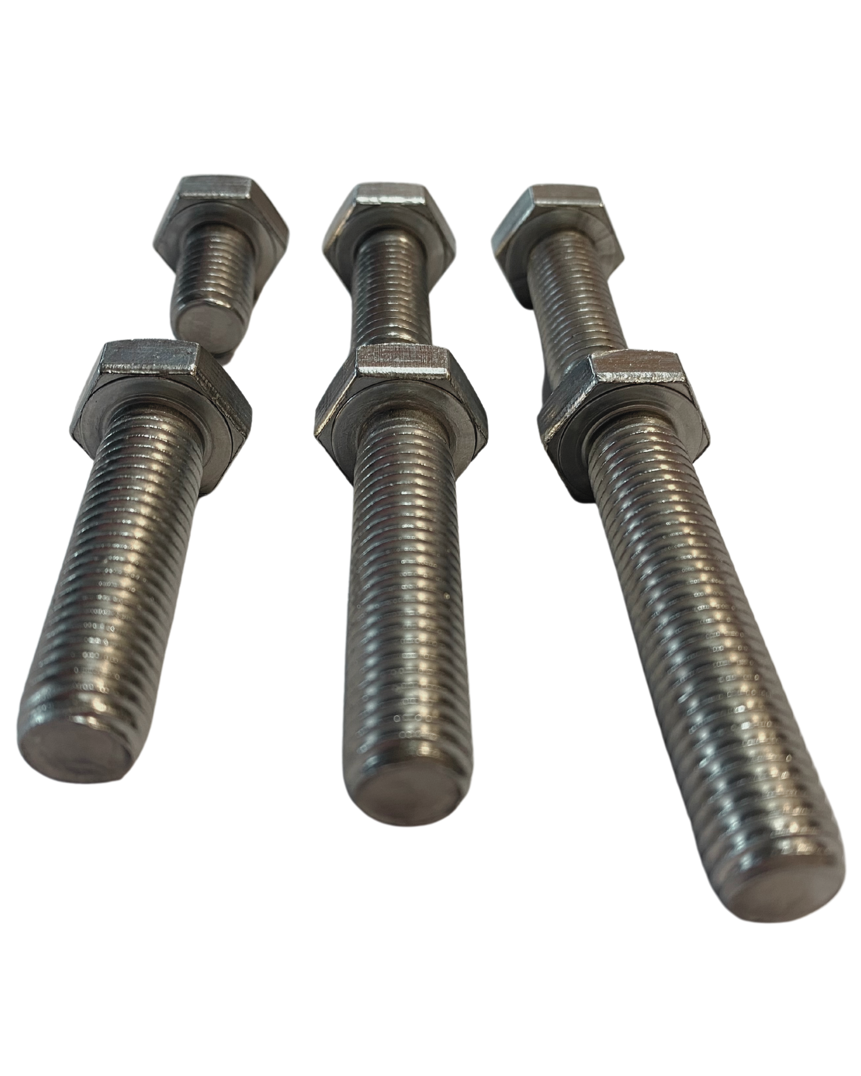 Sechskantschrauben M6x25 25 DIN 933 (Vollgewinde, Gewindeschrauben, Maschinenschrauben, Außensechskant, ISO 4017) A2 V2A rostfreier Edelstahl M6 x 25